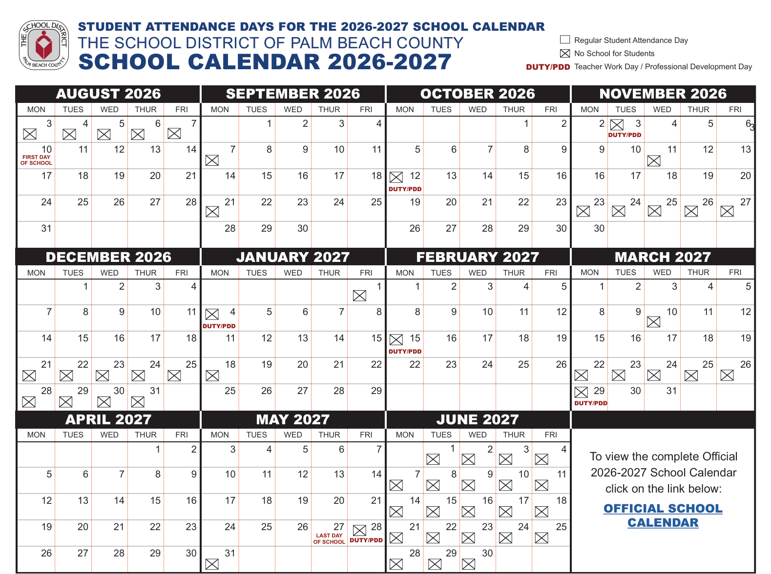 26-27 school calendar 26-27 school calendar
